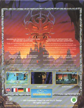 Beastlord_Disk2 box cover back