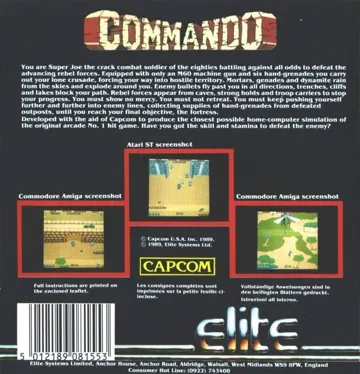 Commando box cover back