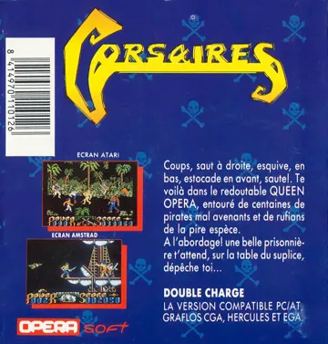 Corsarios box cover back