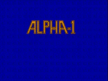 Alpha-1 screen shot title