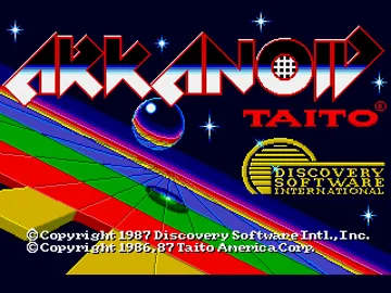 Arkanoid screen shot title