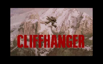 Cliffhanger screen shot title