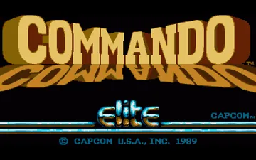 Commando screen shot title