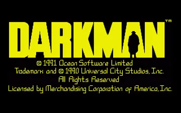 Darkman screen shot title