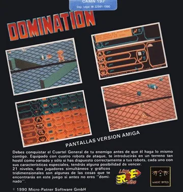 Domination box cover back