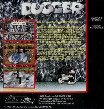 Dugger box cover back