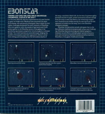 EbonStar box cover back