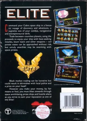 Elite box cover back