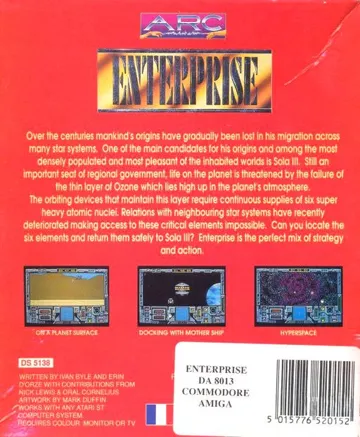 Enterprise box cover back