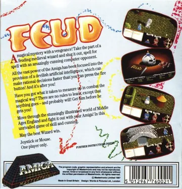 Feud box cover back