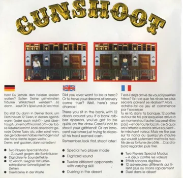 Gunshoot box cover back