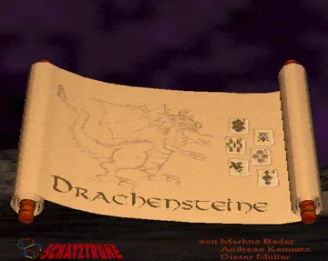 Drachensteine screen shot title