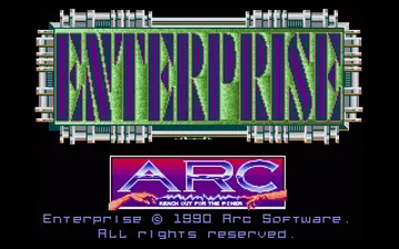 Enterprise screen shot title