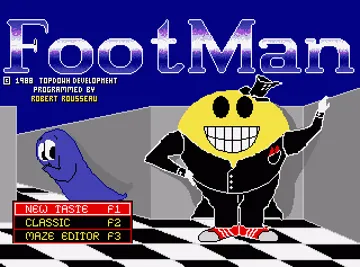 FootMan screen shot title