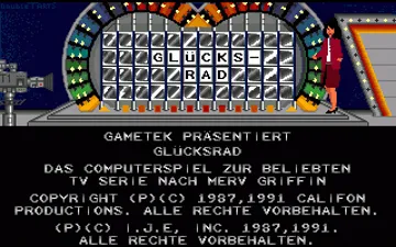 Gluecksrad screen shot title