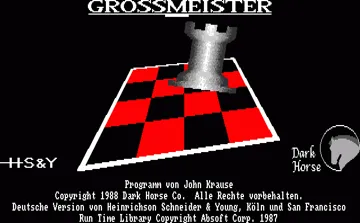 Grossmeister screen shot title