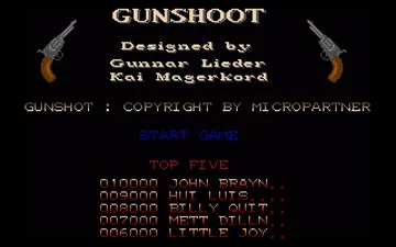 Gunshoot screen shot title