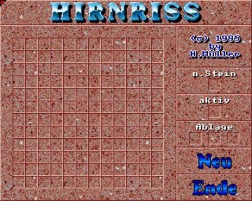 Hirnriss screen shot title