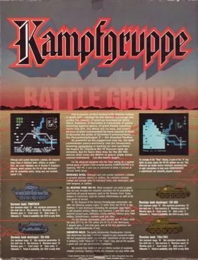 Kampfgruppe box cover back