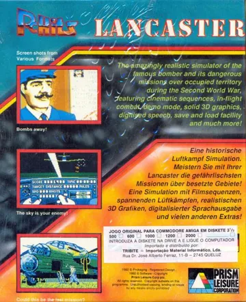 Lancaster box cover back