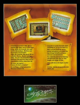 Leonardo box cover back