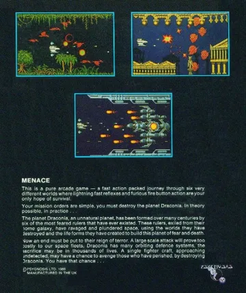 Menace box cover back