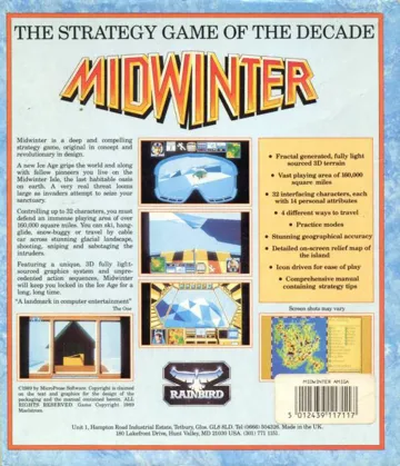 Midwinter box cover back