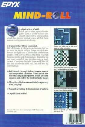 Mindroll box cover back