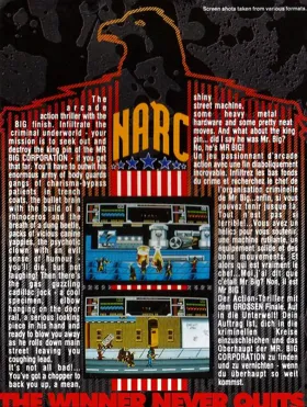 Narc box cover back