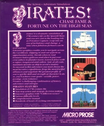 Pirates!_DiskB box cover back