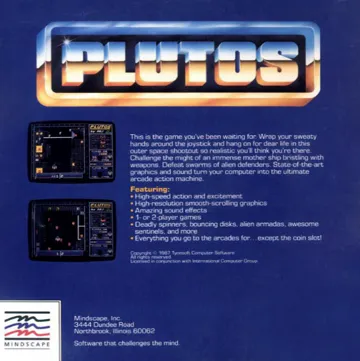 Plutos box cover back