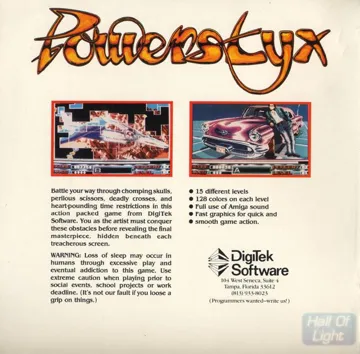 Powerstyx box cover back