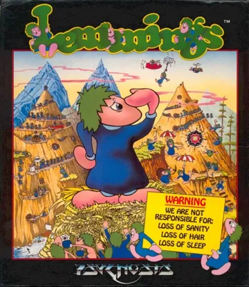 Lemmings_Disk1 box cover front