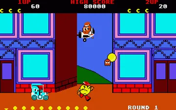 Pac-Land screen shot game playing