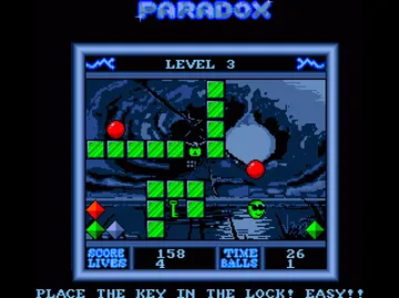 Paradox screen shot game playing