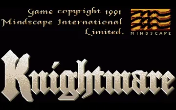 Knightmare_Disk1 screen shot title