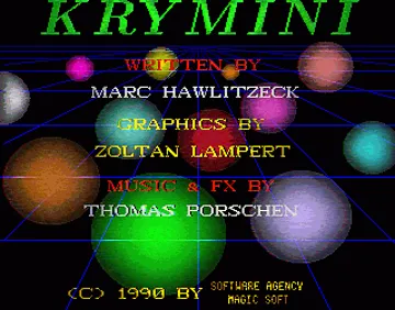 Krymini screen shot title