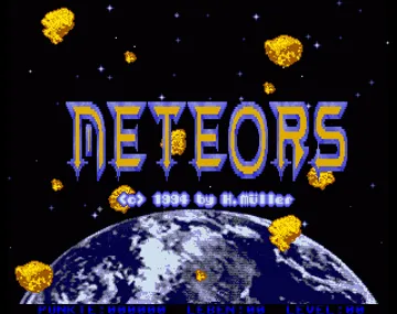 Meteors screen shot title