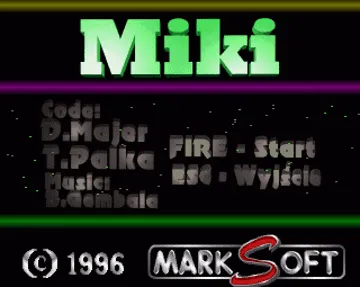 Miki_Disk1 screen shot title