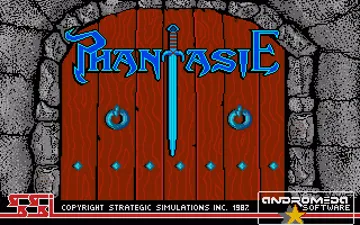 Phantasie screen shot title