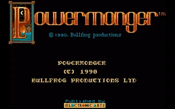 PowerMonger screen shot title