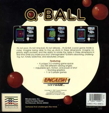 QBall box cover back