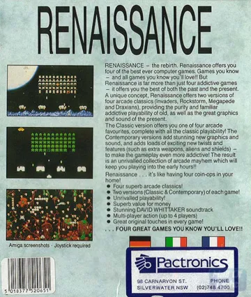 Renaissance box cover back