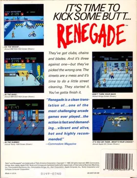 Renegade box cover back