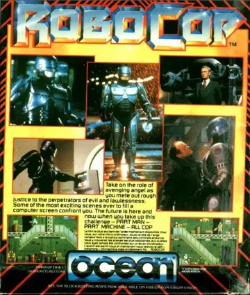 Robocop box cover back