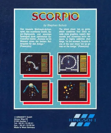 Scorpio box cover back