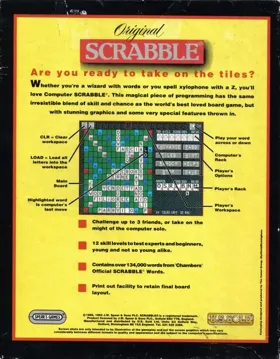 Scrabble box cover back