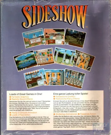 SideShow_Disk1 box cover back