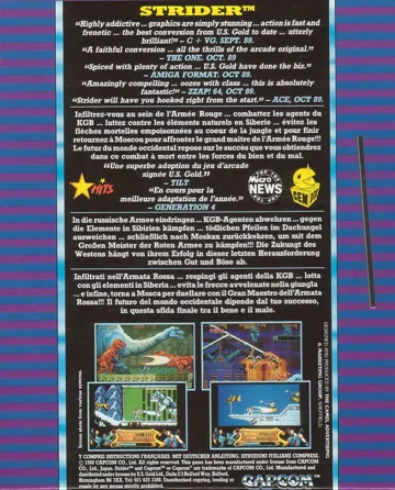 Strider box cover back