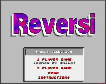 Reversi screen shot title